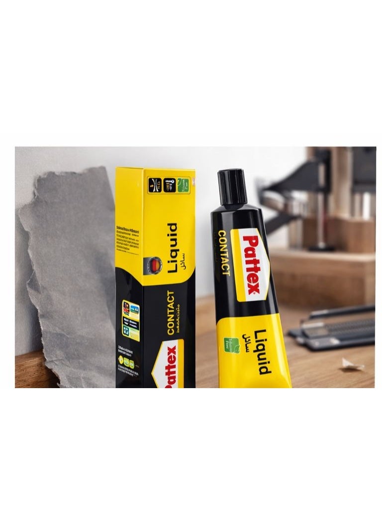 Pattex High-Strength Liquid Contact Adhesive for Home and Industrial Use – Fast and Durable Bonding for Wood, Leather, Metal, and Plastic - Image 5